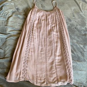 bohemian dusty pink/lilac midi dress